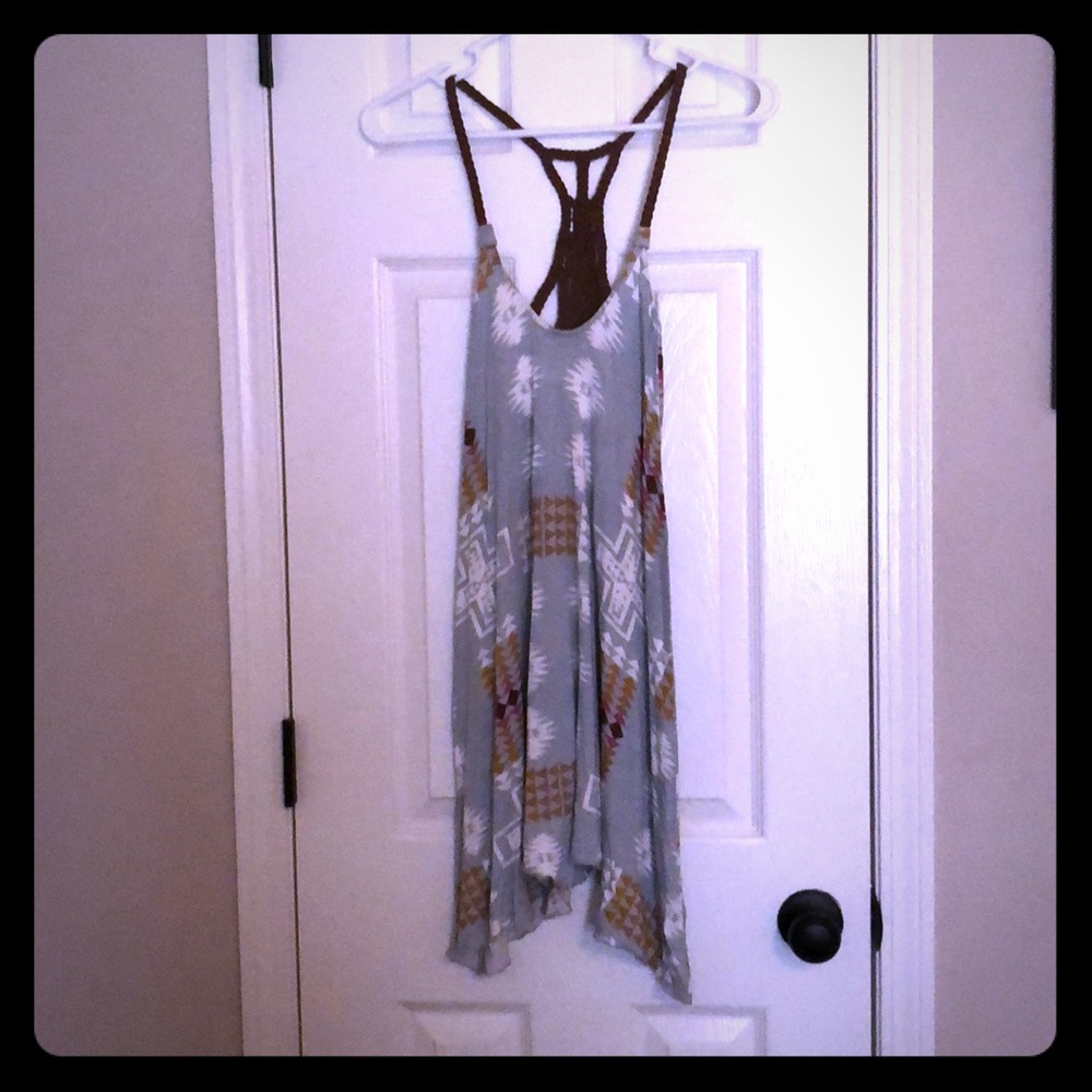 S Aztec mini dress